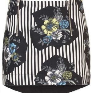LOOKING FOR topshop stripe and floral pelmet skirt